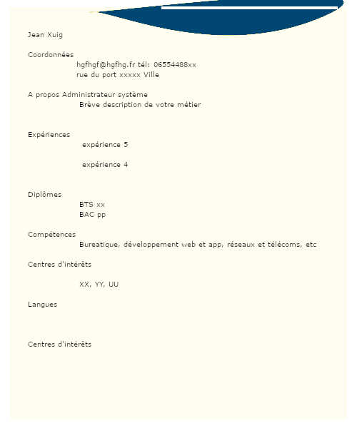 Bien rédiger un CV administrateur système