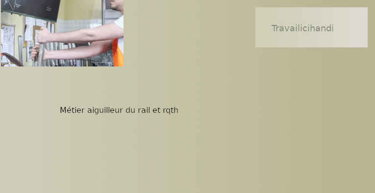 Métier aiguilleur du rail 